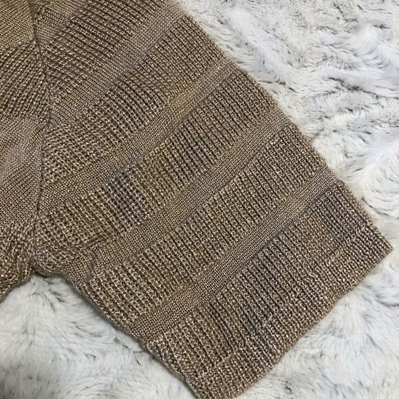 𝅺halston III vintage polka dot weave shimmery short sleeve sweater size S (4-6) - Picture 7 of 9